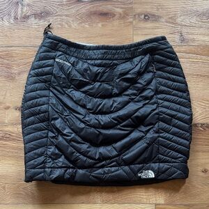 The North Face Women's Quilted Down Black Mini Skirt